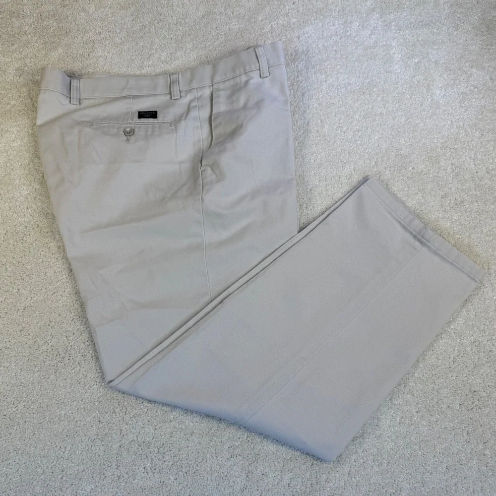 VTG Dockers Individual Fit Dress‎ Pants Men's W38 L32 Beige Stretch Waistband